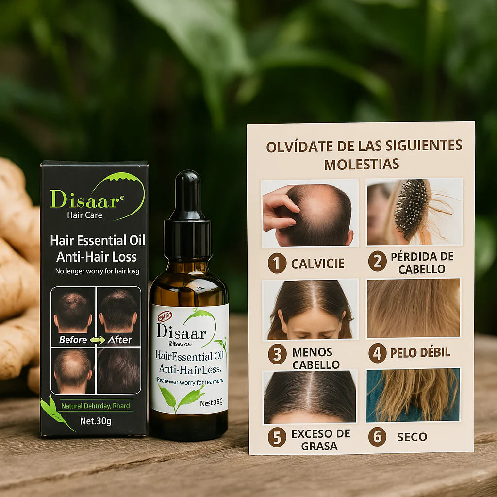 Shampoo Anticaída Disaar + Sérum GRATIS – ¡Cuida y Fortalece tu Cabello!