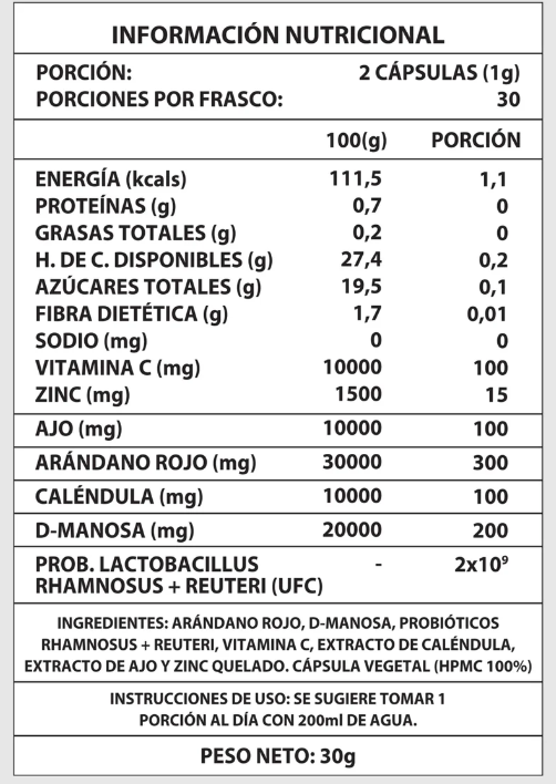 URO Probiótico Femenino – Frescura y Confianza Íntima 🌸